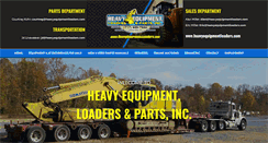 Desktop Screenshot of heavyequipmentloaders.com
