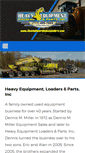 Mobile Screenshot of heavyequipmentloaders.com